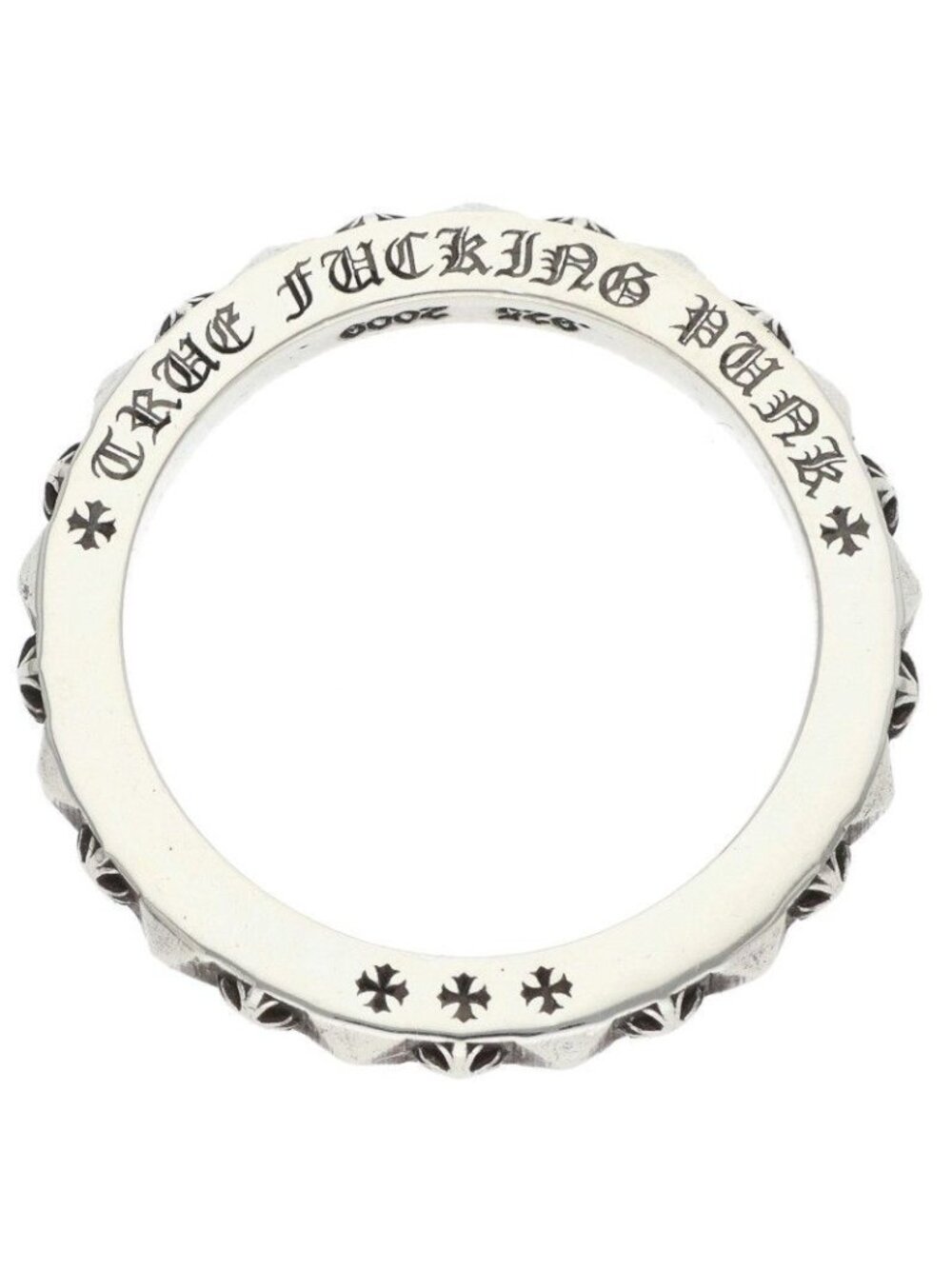 Chrome Hearts Tfp Pnk Plus True Fckin Punk Silver Ring
